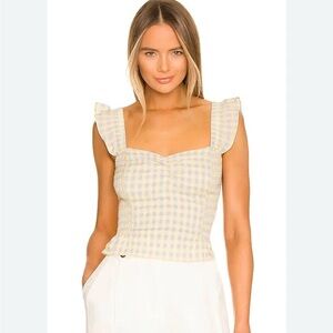 Heartloom Revolve Jacey Top in Lemon Sz S